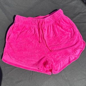 Super Vibrant Terry Cloth Shorts